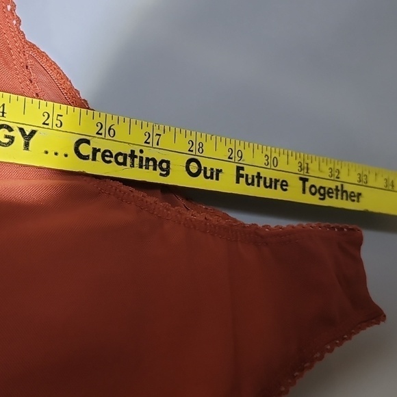 Free People Intimately Boho Rust Long Sleeve Off Shoulder Bodysuit Blouse - Picture 11 of 13